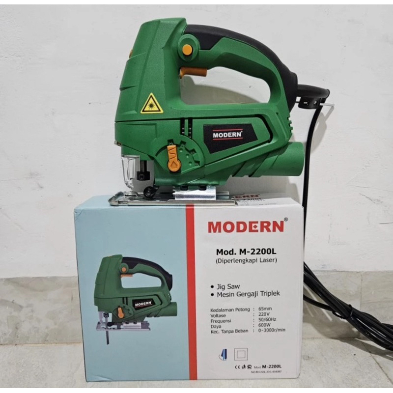 Mesin Gergaji Ukir MODERN M-2200L Jigsaw 65mm