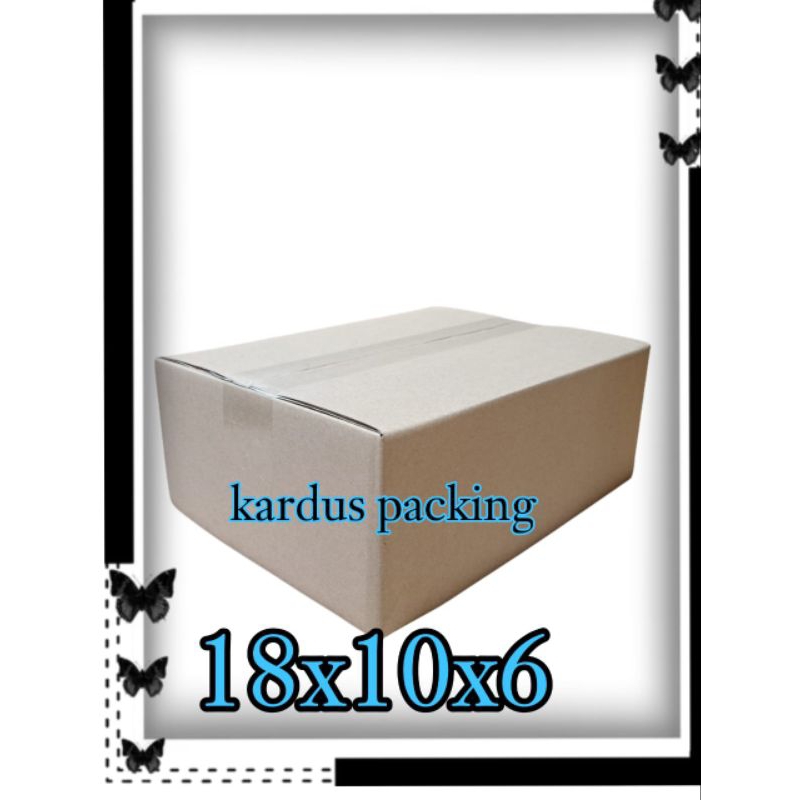 

kardus packing UK 18x10x6 kardus kecil kardus besar