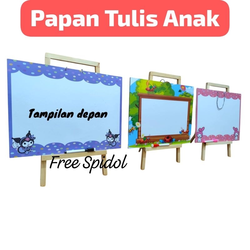 

Papan Tulis Anak Dengan Penyangga Dua Fungsi Depan Dan Belakang