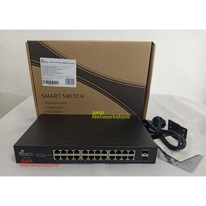 SGF2024 HSairPo SGF2024 Switch 24Port Gigabit + 2SFP Uplink HSairPo SGF2024 24port Gigabit Switch