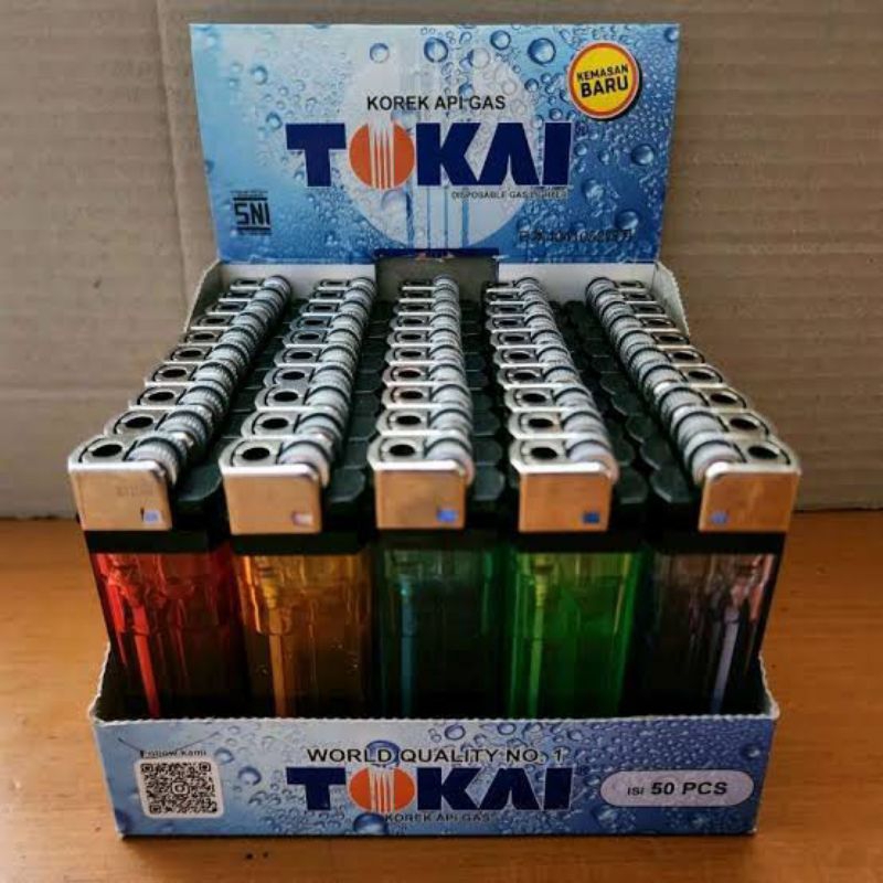 korek api gas tokai 1box isi 50pcs