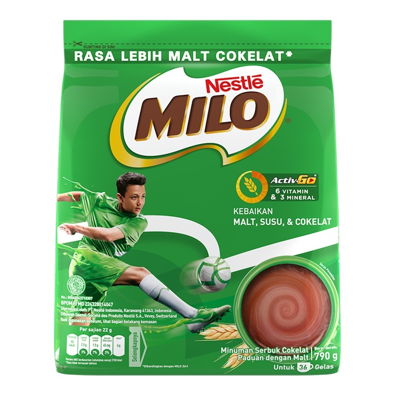 

Milo activ-go pouch 790 gram