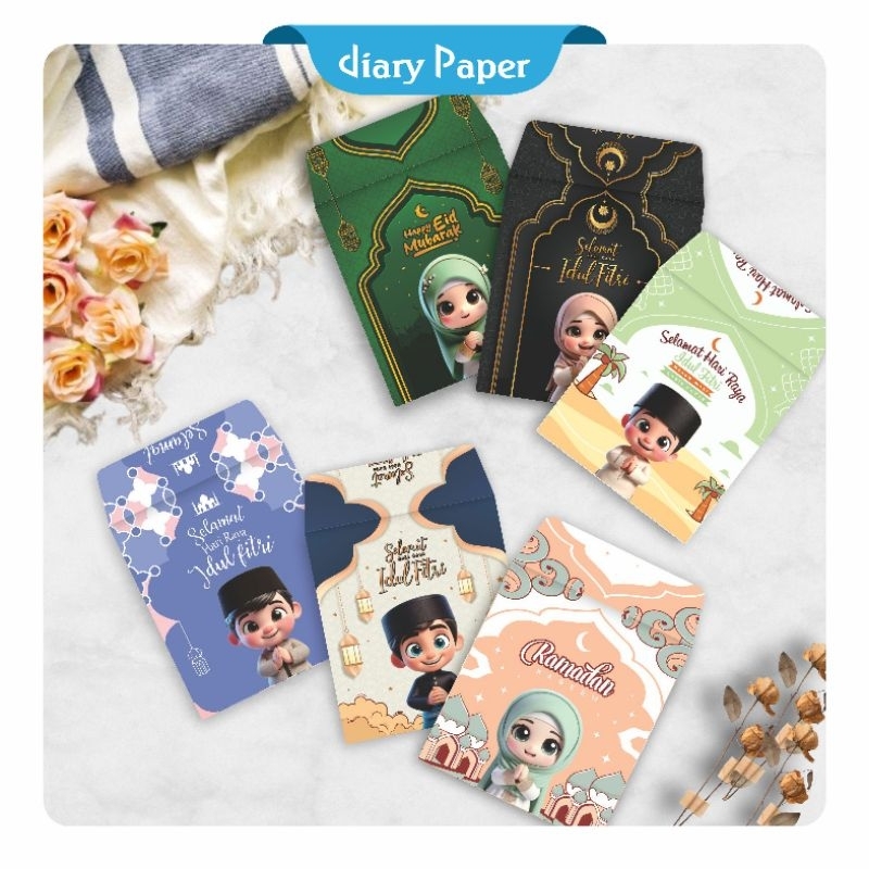 

Amplop lebaran kecil new Aestetic 2025 amplop thr lebaran mini amplop angpau lebaran murah unik lucu