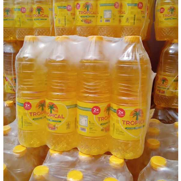 

Tropical Goreng Tropical botol 1 ltr isi 12/ Minyak goreng tropical botol 1 ltr/ Tropical 1 ltr per krat isi 12