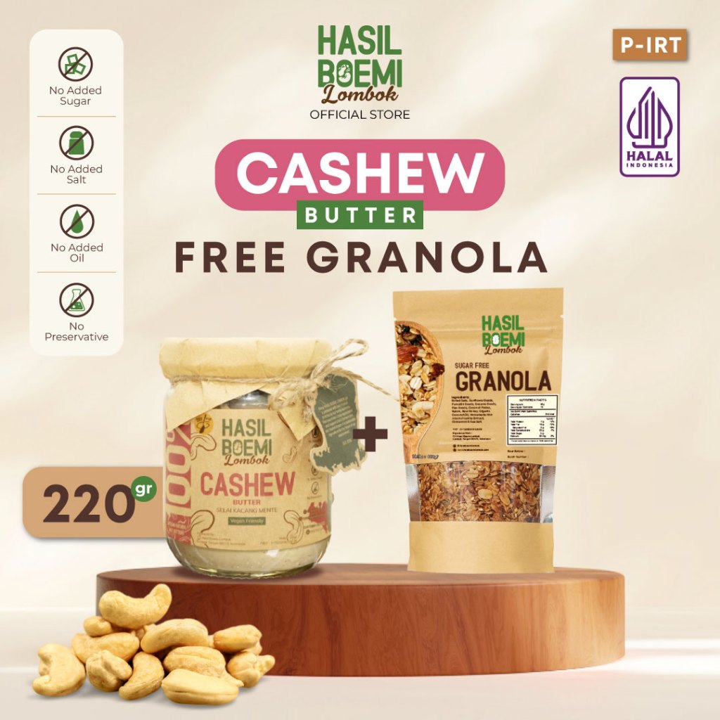 

CASHEW BUTTER / SELAI KACANG METE (MENTE)
