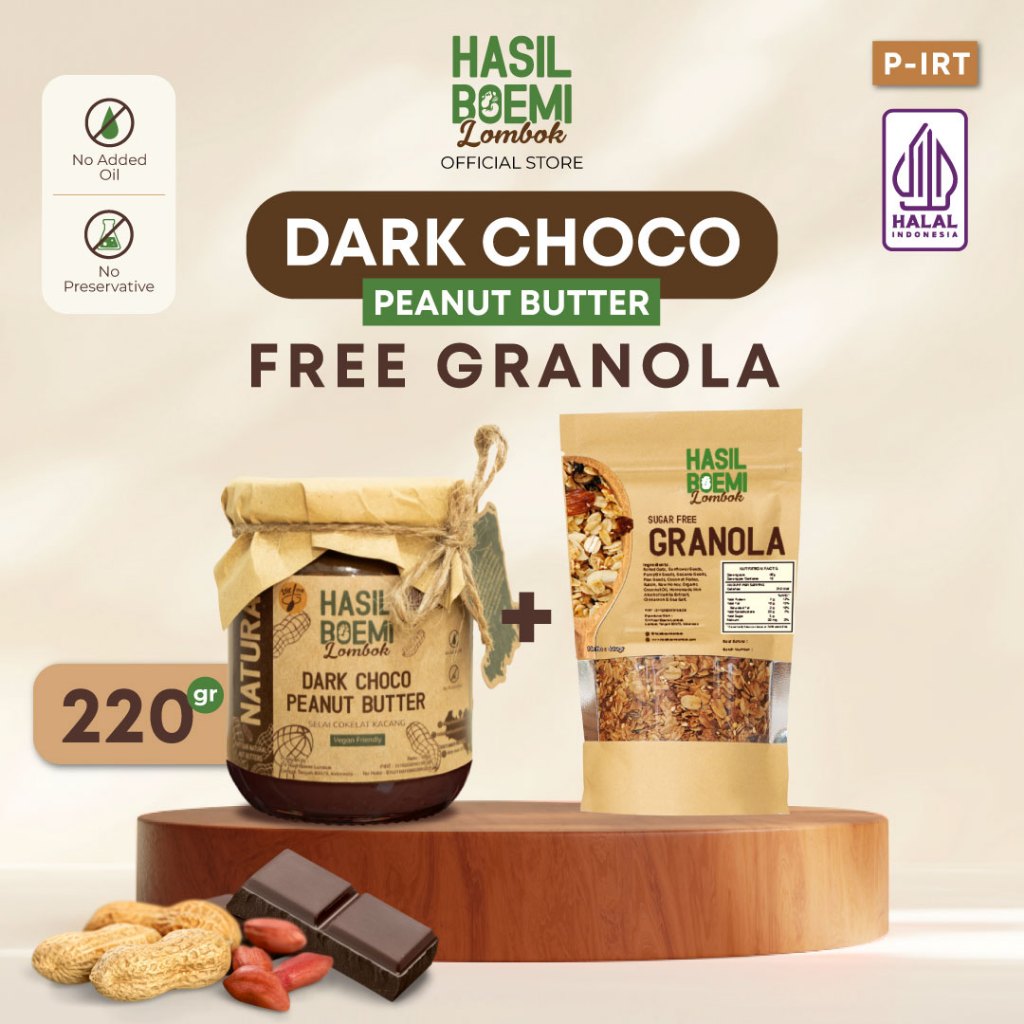 

DARK CHOCO PEANUT BUTTER / SELAI COKELAT KACANG