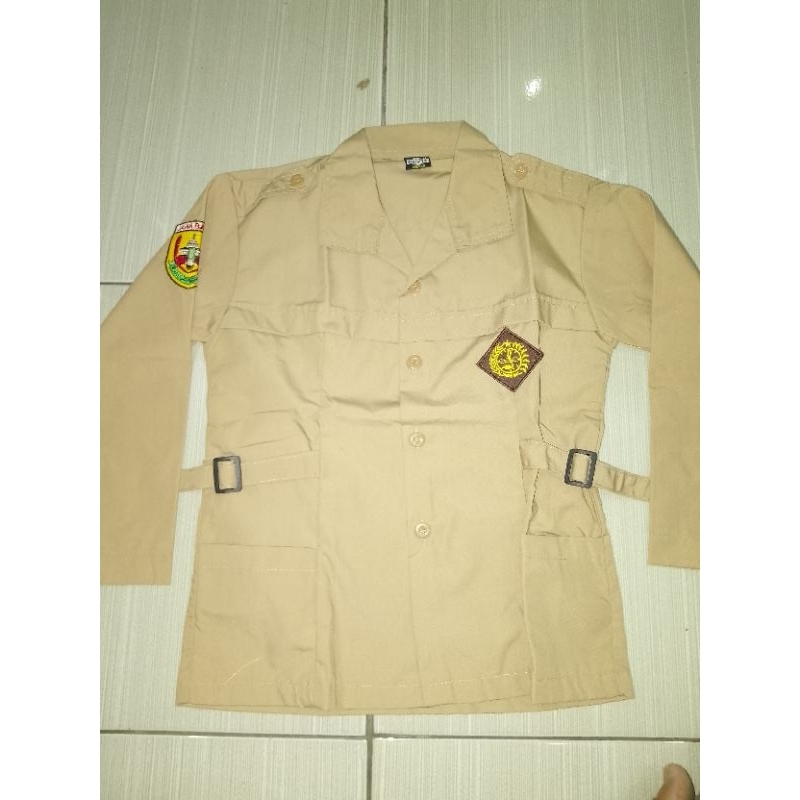 Baju PRAMUKA cewek GESPER SD