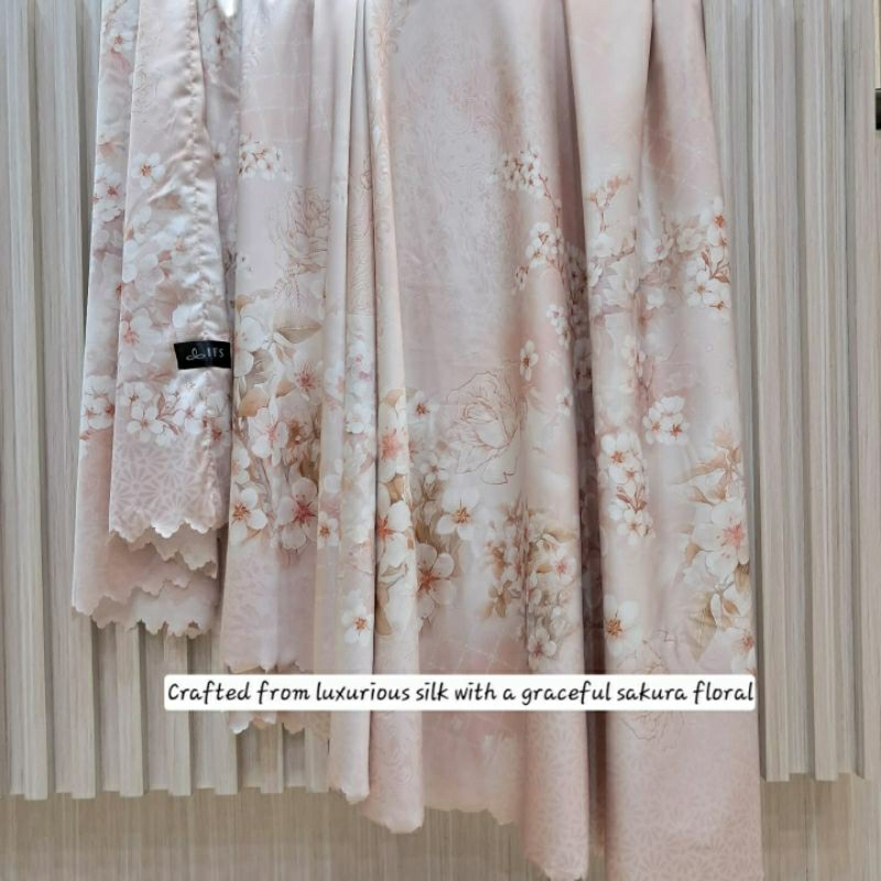 Mukena Nismara by IFSthelabel, Mukena Satin Silk, Mukena Sutra, Mukena Motif