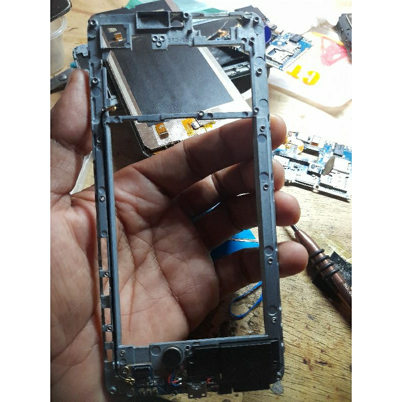 frame tatakan lcd huangmi f8 maroon