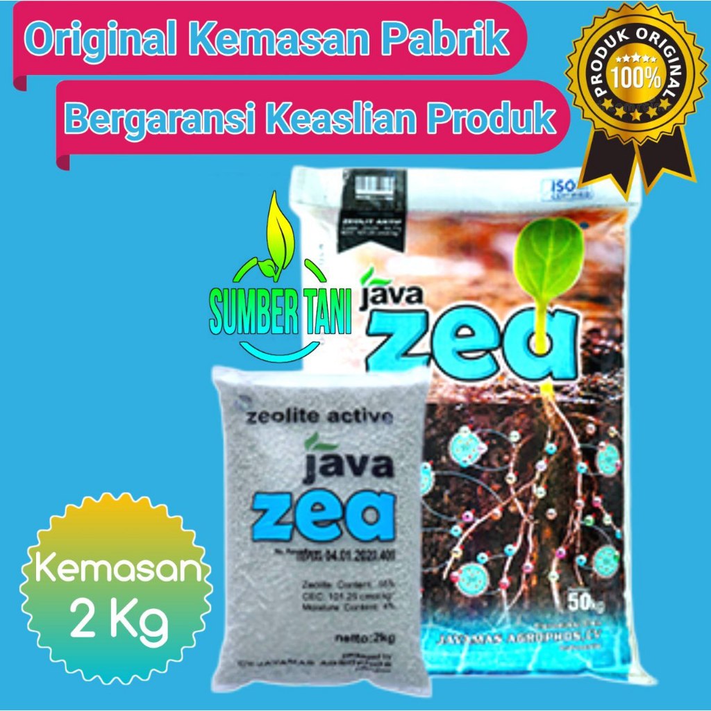 

JAVA ZEA : Zeolit Active 2kg | Javamas Agrophos