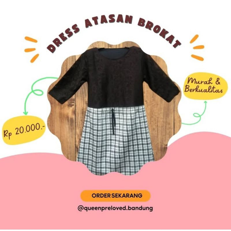 Dress Atasan Brokat