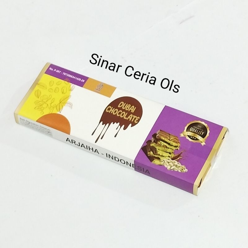 

Arjaiha DUBAI CHOCOLATE KUNAFA PISTACHIO PREMIUM 100 GRAM