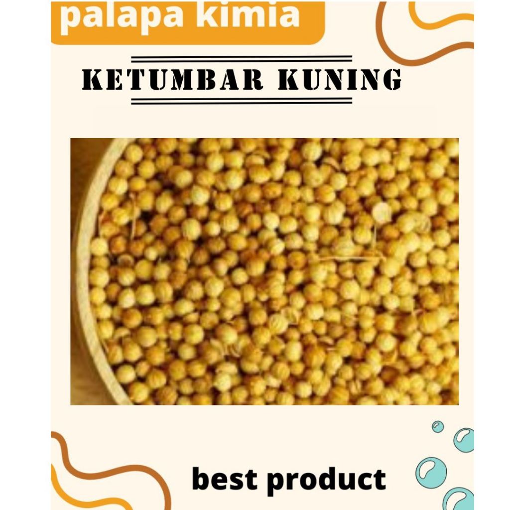 

KETUMBAR KUNING 1 KG DAN 500 GRAM