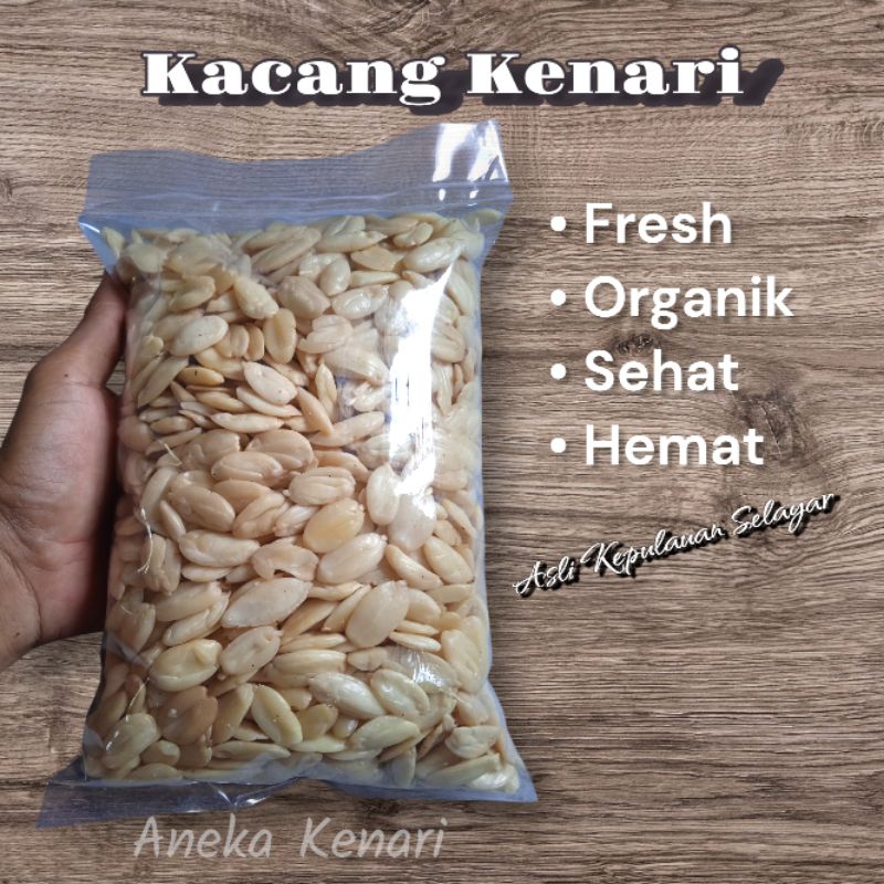 

KACANG KENARI MENTAH 1 KG ASLI KEPULAUAN SELAYAR