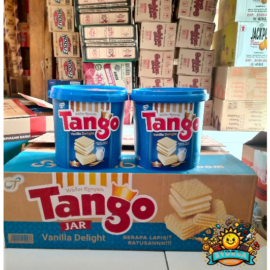 

Tango Wafer Snack Jar Timba Kaleng Dus (isi 6@240gr)