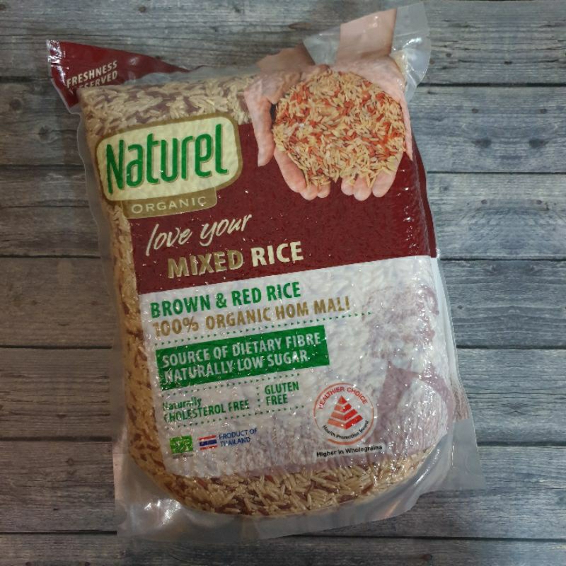 

Naturel Organic Brown Red Rice Parliament Daawat Singapore