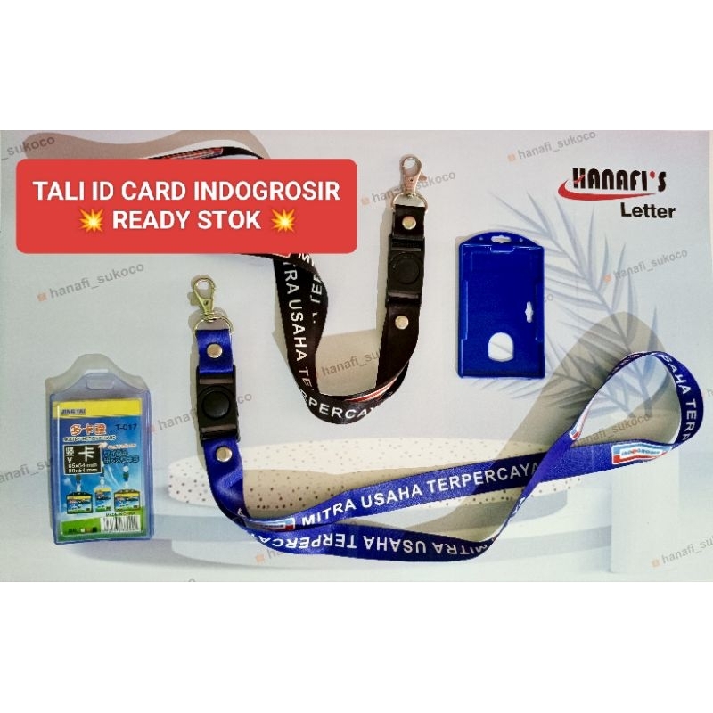 

Tali id card indogrosir [READY STOK] Lanyard printing satuan