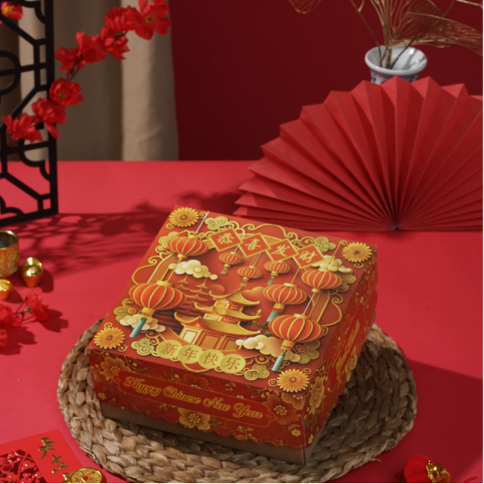 

10 Pcs Box cake Imlek Great Success uk 22x22x10 cm