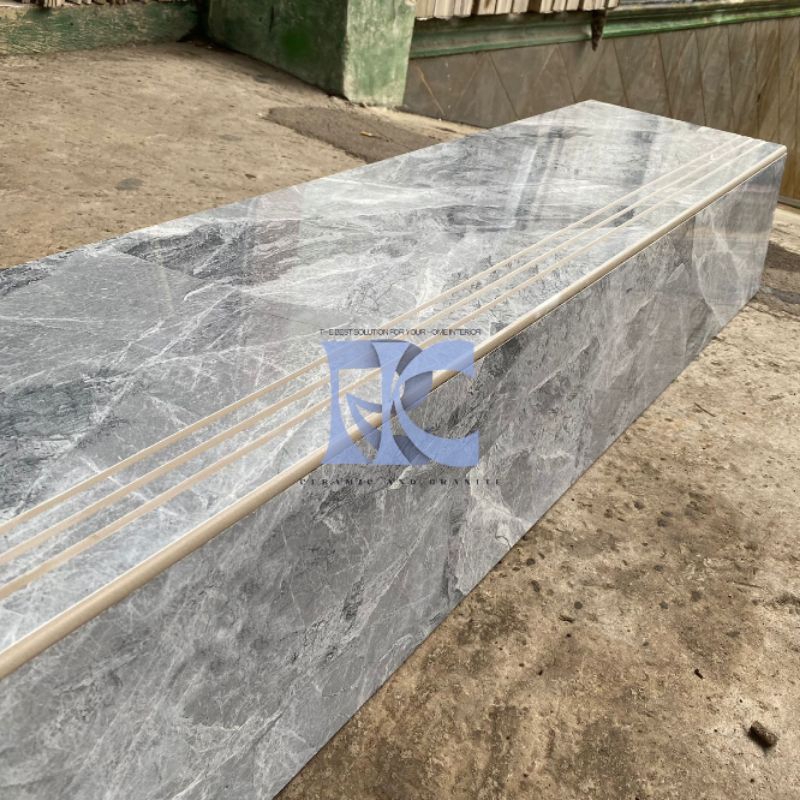 Granit anak tangga 30x100 20x100 / 30x120 20x120 Wyoming grey / Glossy/ kw1