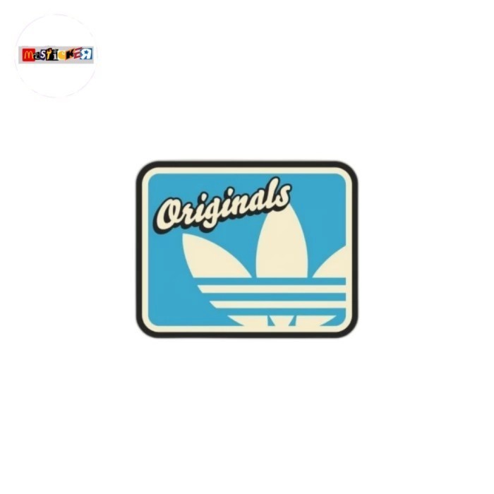 

sticker Adidas Originals retro logo stiker trefoil casual
