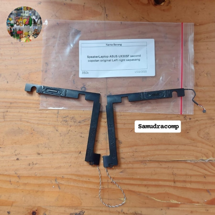 Speaker Laptop ASUS UX305F Second Copotan Original Left Right Sepasang