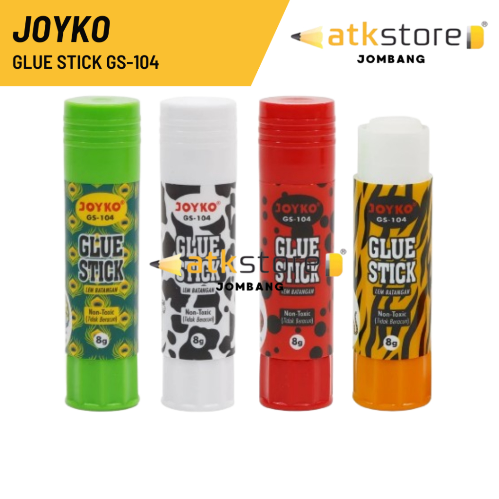 

JOYKO Glue Stick GS-104 Motif Animal / Lem Stik Joyko / Lem Kertas Batang / Lem Kertas Stik