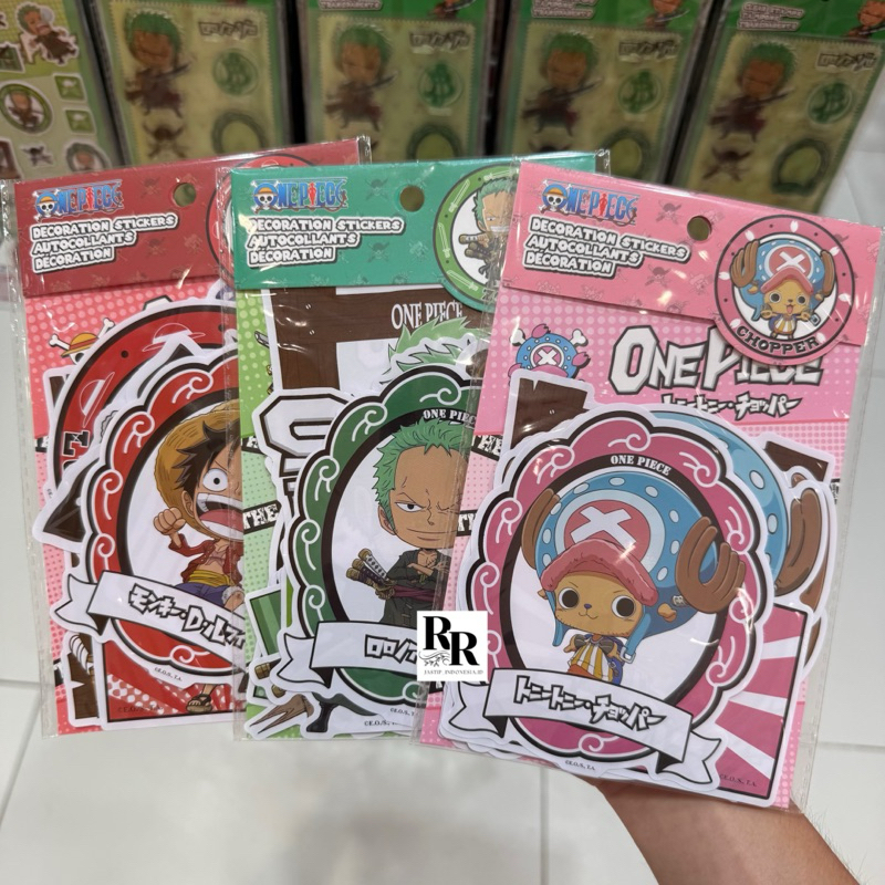 

Miniso x OnePiece - Stiker / OnePiece Decoration Stickers (Luffy, Zorro, Chopper, Nami) Autocollants Collection