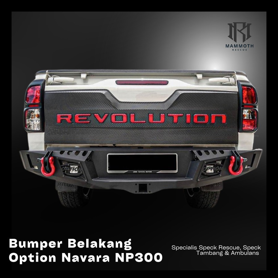 Bumper belakang Option Nissan Navara Np300