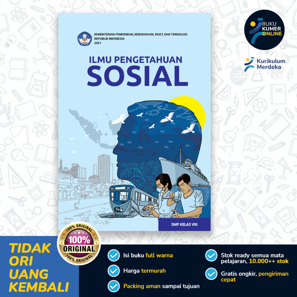 Buku IPS Kelas 8 SMP - Buku Paket Siswa - Kurikulum Merdeka