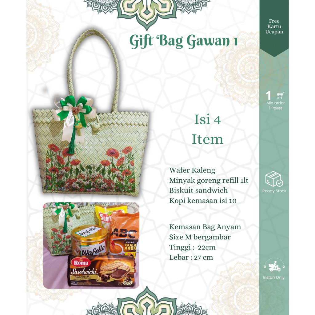 

BAG GAWAN 2025 PART 1 HANYA KIRIM INSTAN SBY SDA GRS