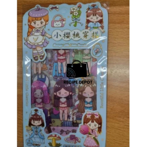 

Sticker Stiker Hiasan Dekorasi Botol Minum Alat Tulis Karakter Lucu Cute Girl Paket 8 Lembar Stiker Souvenir Hadiah