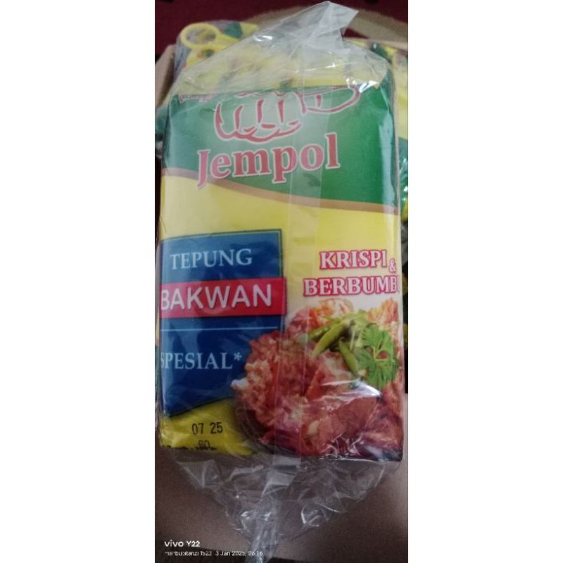 

tepung jempol bakwan, geprek, crispy (1000grX10pcs)