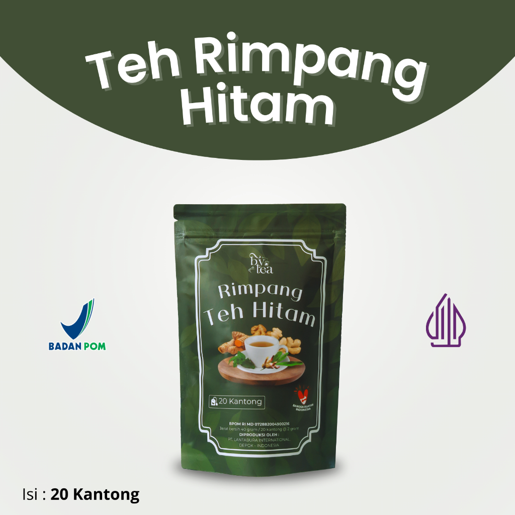 

BY TEA Rimpang Teh Hitam – Teh Herbal Alami untuk Menurunkan Berat Badan & Detox Tubuh