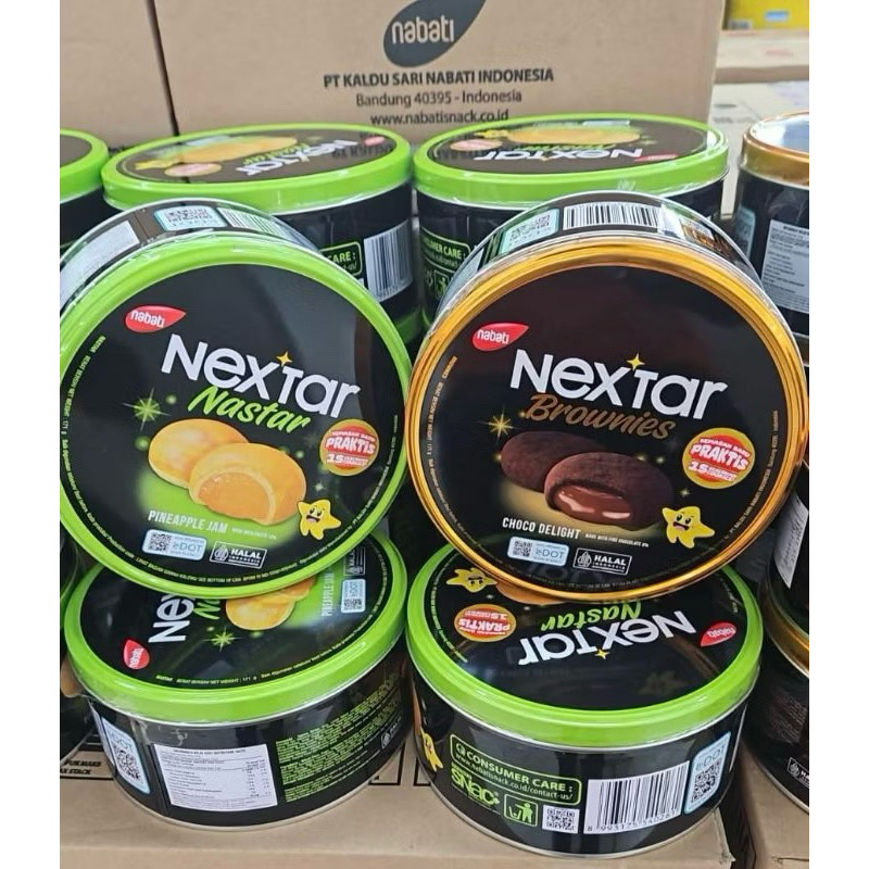 

Nextar Kaleng Cake Cookies lembut Brownis Nastar 160/171 gr