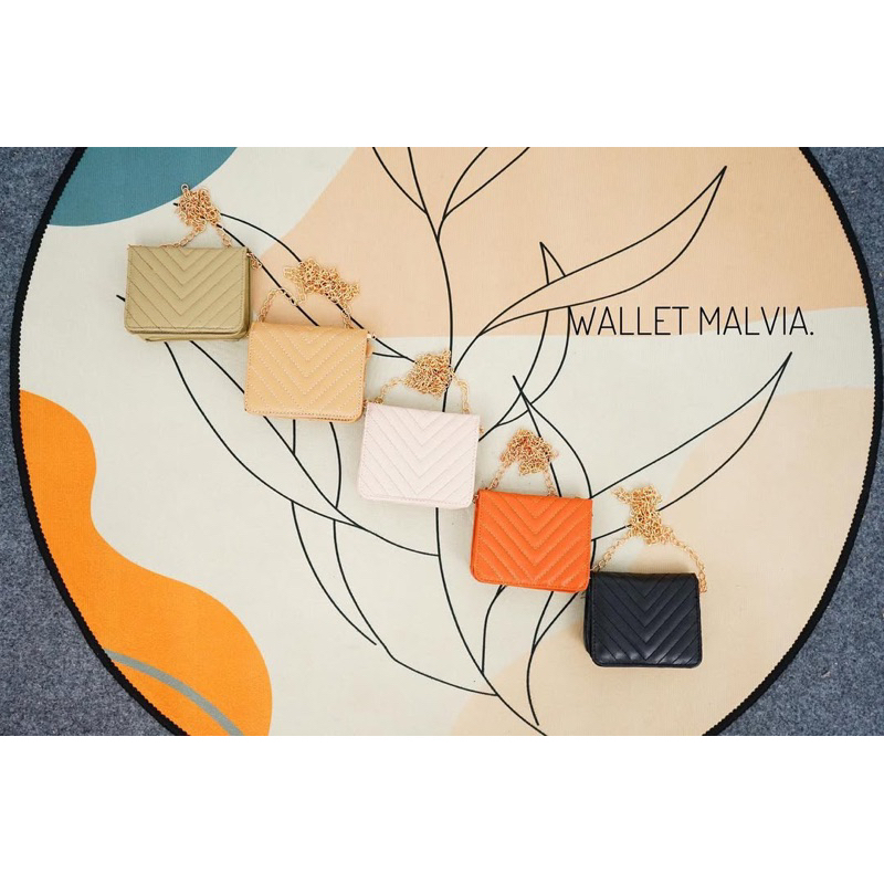 Wallet Malvia | Sources.id Original - Dompet Wanita Lucu