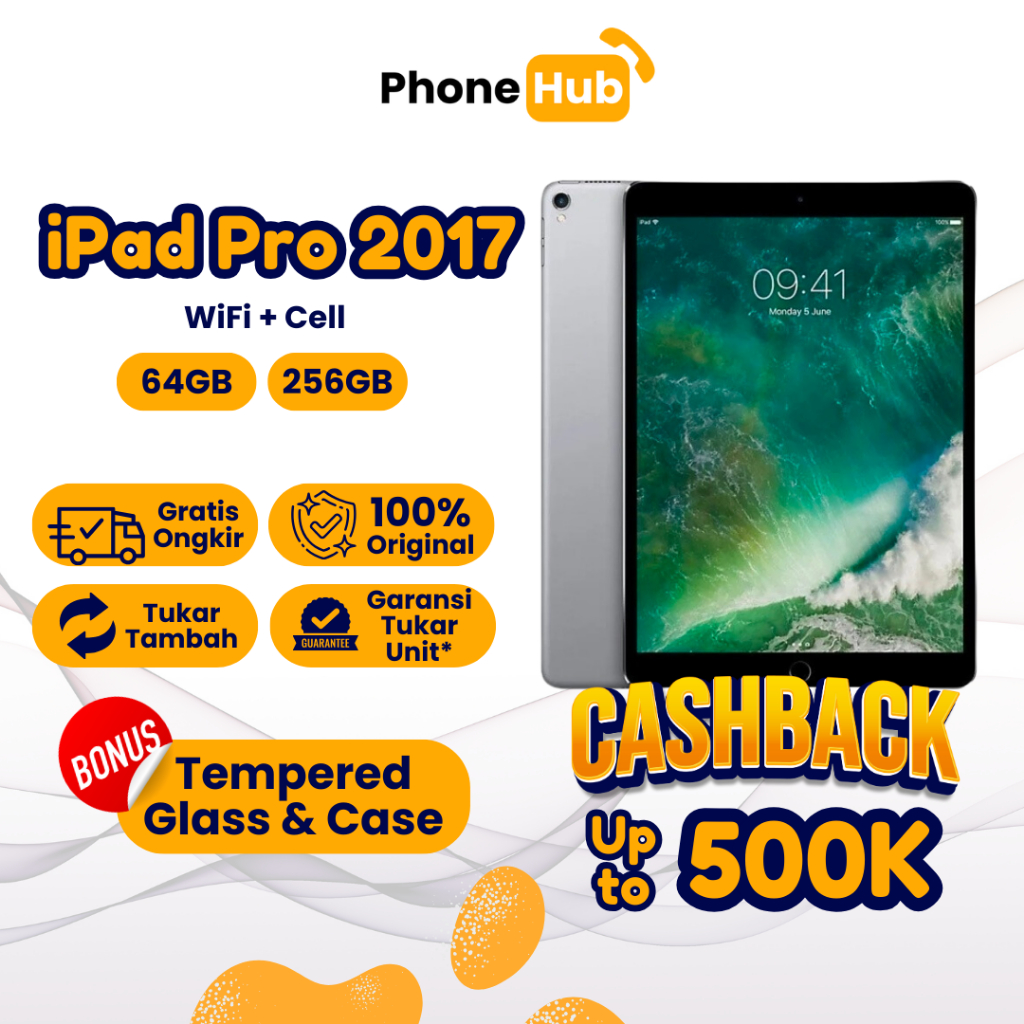 Apple iPad Pro 2017 512GB 256GB 64GB 12.9" 10.5" Wifi & Cellular