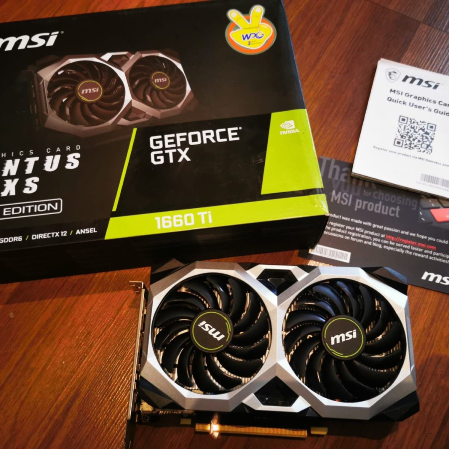 Vga GTX 1660 TI MSI VENTUS, MULUS, MURAH, BERGARANSI
