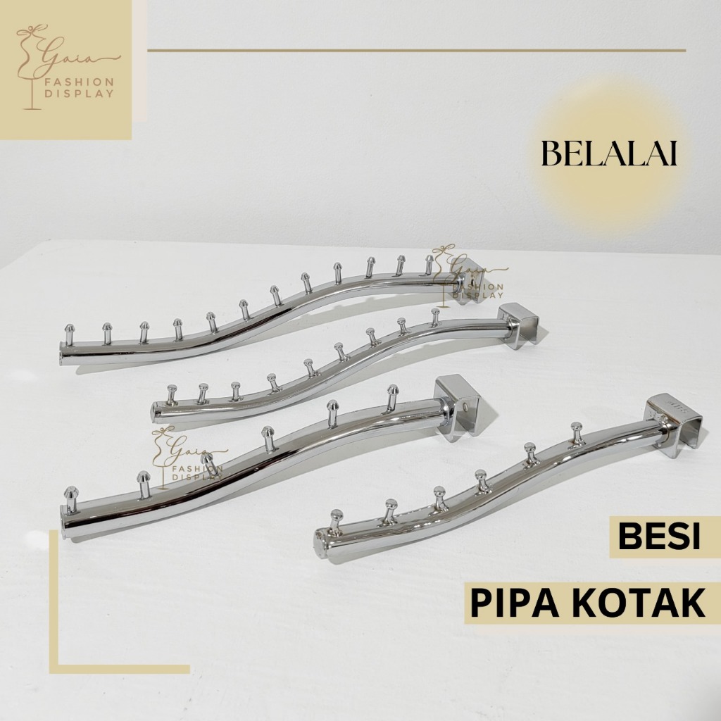 Suling Pipa Kotak Belalai Gantungan Baju Besi Suling Hanger Suling Belalai Standar Premium Suling Pi