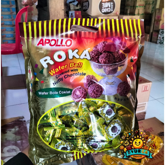 

Apollo Roka Wafer Ball Bungkus 300g