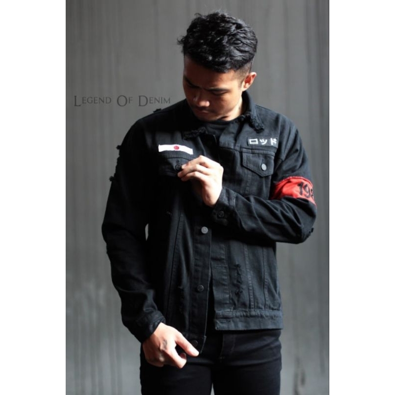 Jaket Jeans Black Edition Japanese Legend of Denim