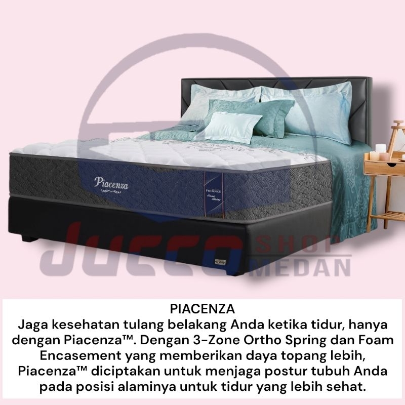 [ JUCCO ] Springbed Florence Piacenza 180x200 -  Matras only 160 - Springbed Fullset original divan 