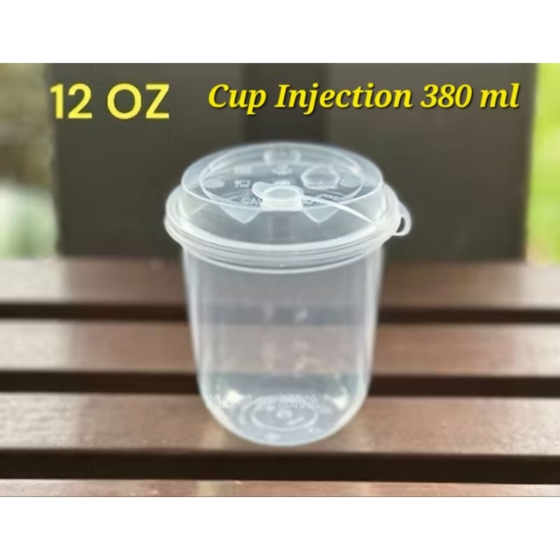 CUP INJECTION 360 ML / 12 OZ / OVAL