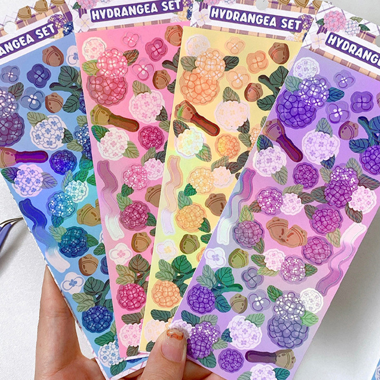 

Elegant Flowers Stickers romantis stiker Stiker Aesthetic Lucu Buku warna-warni bahan dekorasi kartu stiker DIY lucu— Hibio Present