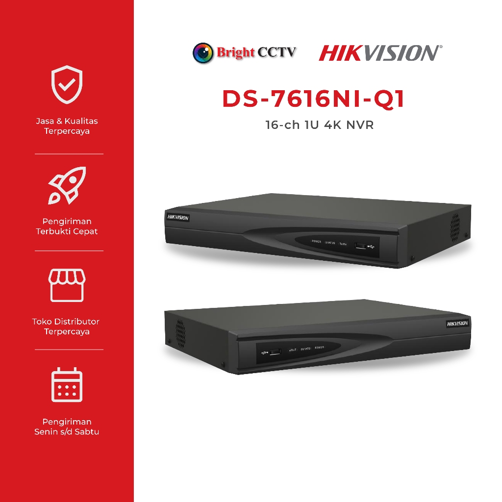 NVR Hikvision 16CH DS-7616NI-Q1