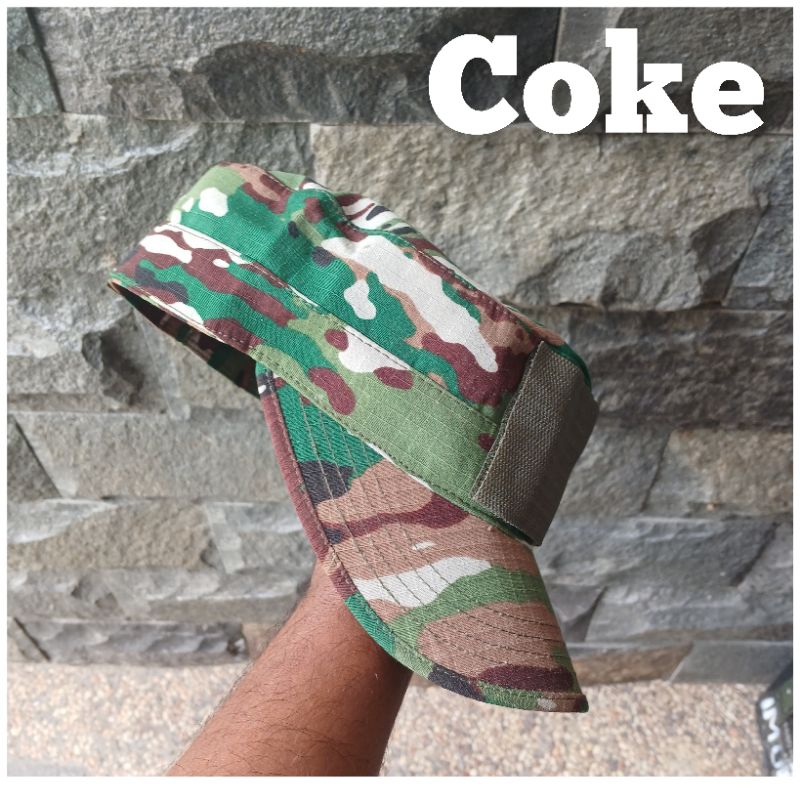 Topi Pet Matra Darat Jatah TNI Topi Pdl Matra Darat Topi Pdl Loreng NKRI Topi Kasad