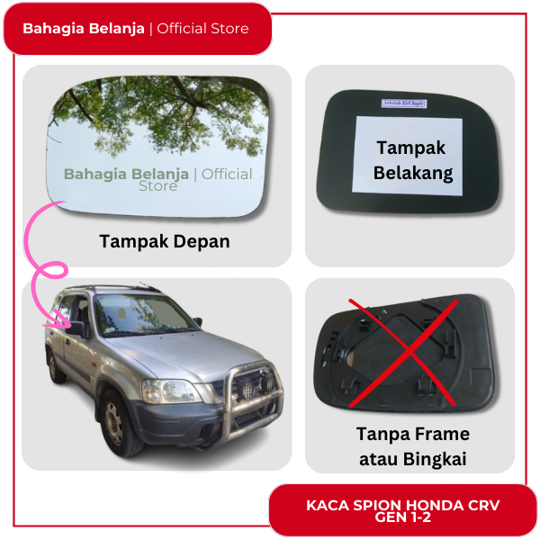 KACA SPION ONLY HONDA CRV LAMA GEN 1 / GEN 2 KIRI Kaca Spion Crv Old Gen1 Gen2 2000 2001 2002 2003 2