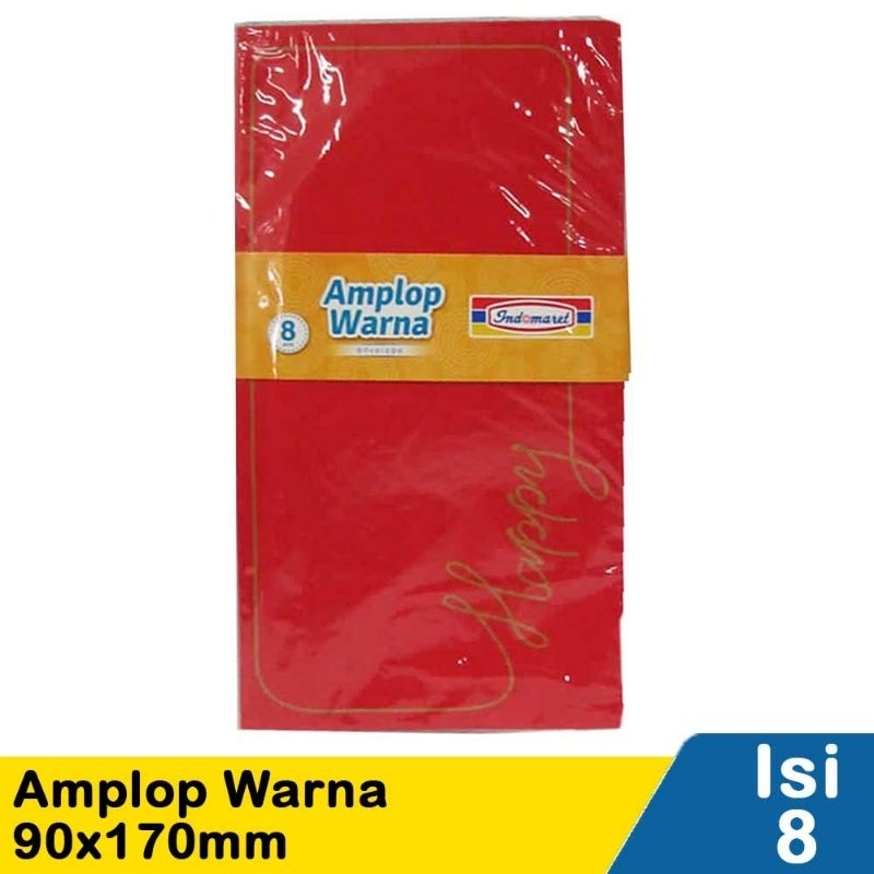 

Indomaret Amplop Warna 8'S 90x170mm