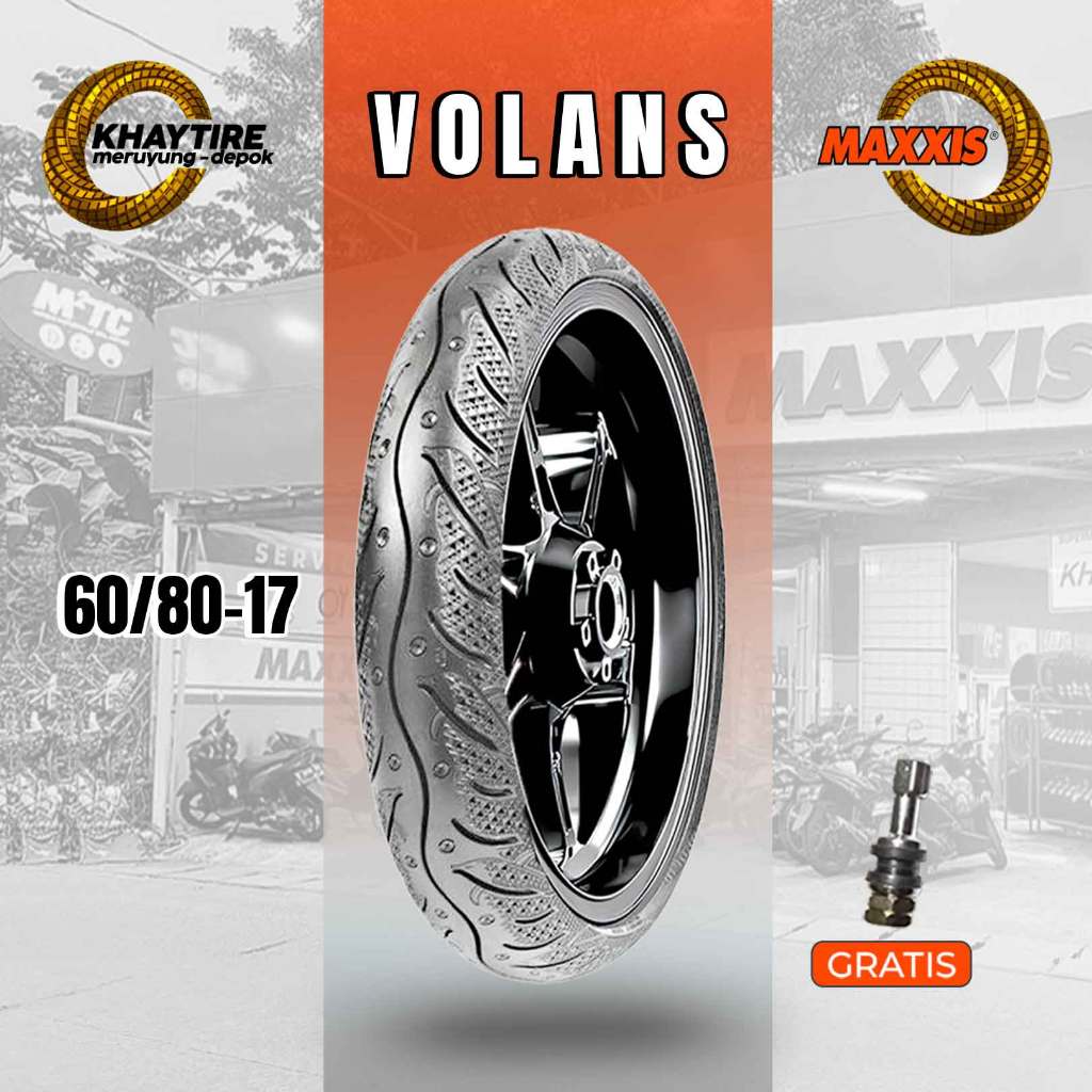Ban Motor MAXXIS VOLANS 60/80 Ring 17 Tubeless