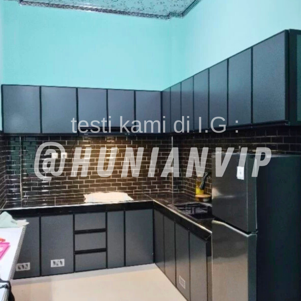 Kitchen set custom surabaya / Kitchenset aluminium acp