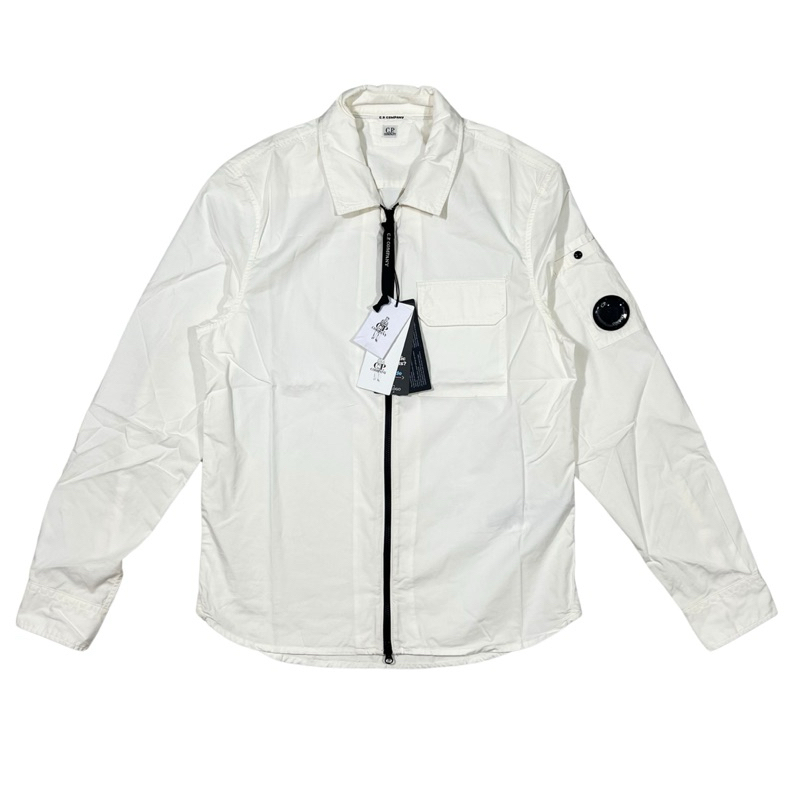 CP COMPANY GABARDINE ZIPPER OVERSHIRT